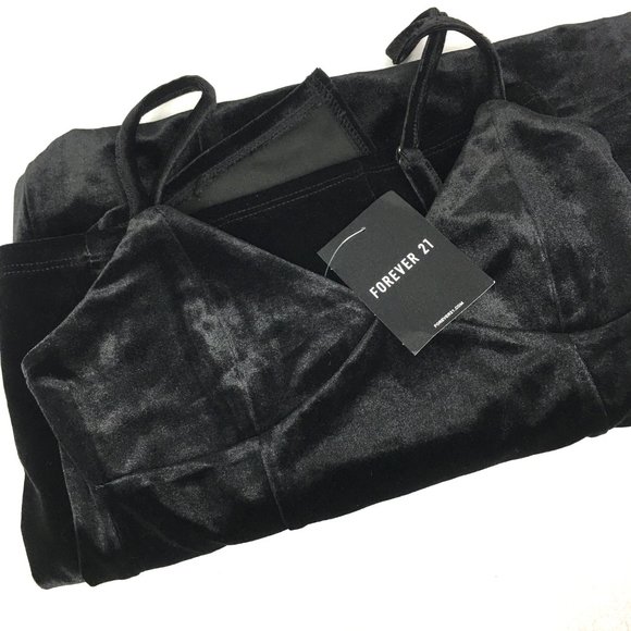 🌺3/$15🌺NWT For 21 Short Black Stretch Dress. - Picture 4 of 8